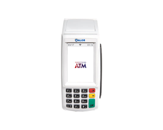 Valor VL100 Countertop Credit Card Terminal / White (Refurbished)