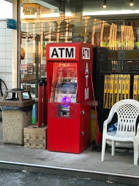 Modular ATM Armor Base with Top and Canopy for Genmega / Hyosung ATM Machines