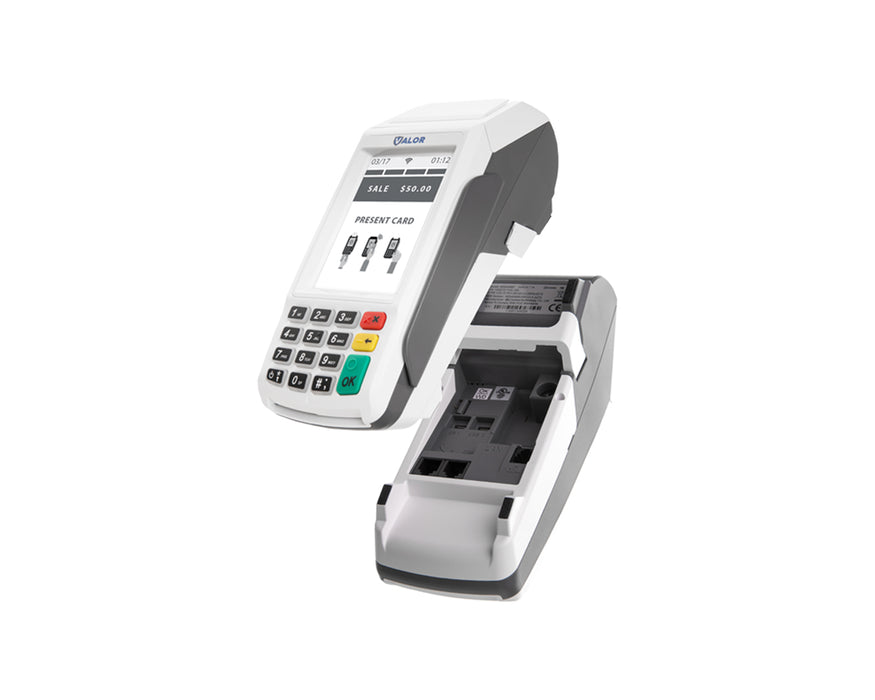 Valor VL100 Countertop Credit Card Terminal / White (Refurbished)
